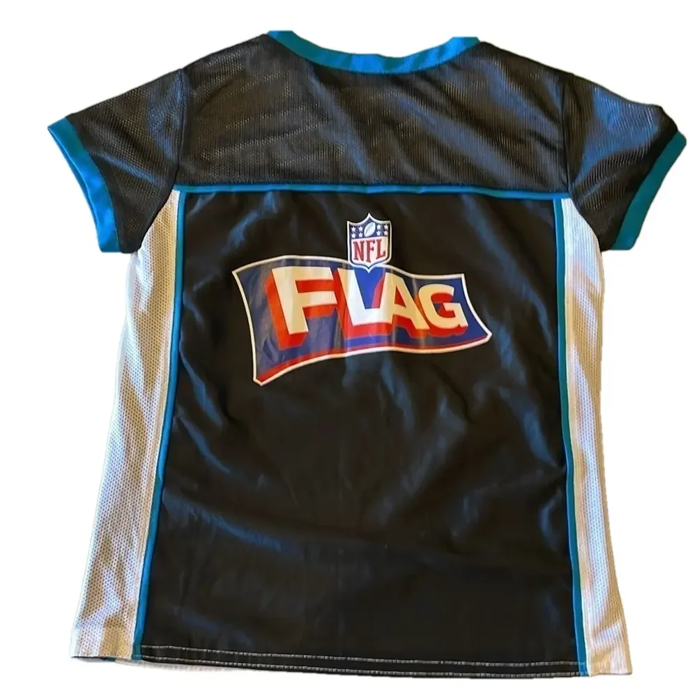 NFL Kids Small Carolina Panthers Reversible Flag Football Jersey